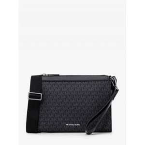 마이클코어스 쿠퍼 쓰리 인 원 크로스바디 파우치 - MK 시그니처 37R6LCOM2B1 블랙