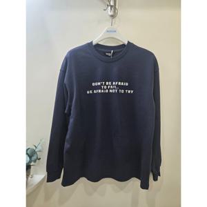 [에꼴리에]빈티지 레터링 루즈핏 쭉티 26A04030