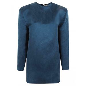 [SAINT LAURENT] 라프리마 여성 원피스 Blue 848977 Y5J304582 /11