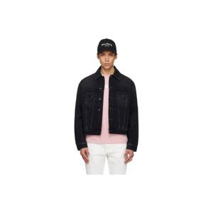 발망 청자켓 블랙 페이딩 워싱 데님 재킷 261251M177001