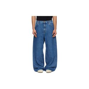 발망 청바지 블루 와이드 핏 데님 진 261251M186000