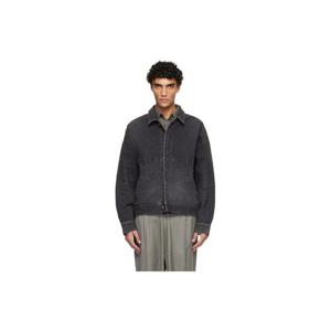 피어오브갓 재킷 블랙 캔버스 유틸리티 재킷 252782M180000