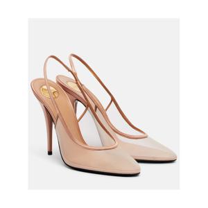 생로랑 Anita 110 메쉬 슬링백 펌프스 P01135816