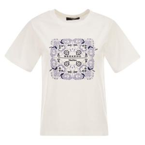 위켄드막스마라 폴로 티셔츠 2615971041600 WHITE