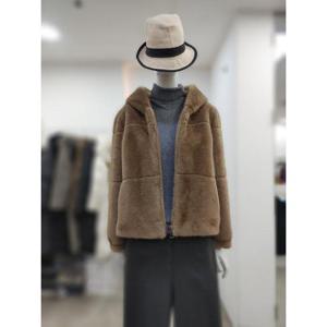 SI 세이브존04 후드 퍼 스트링 집업 점퍼 SLM2181510BRL