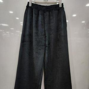 애플핑크 HC07 벨로아 골지 와이드 팬츠 APP8U703GSB