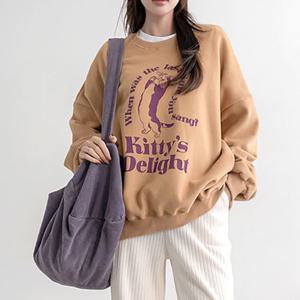 [나크21] (55~120) 루즈핏 양기모 맨투맨 DM54-T-15