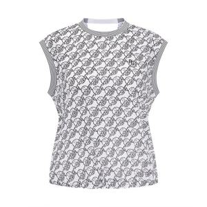 [파리게이츠] 여성 스마일 패턴 에어홀 슬리브리스티 521F1TR181WH