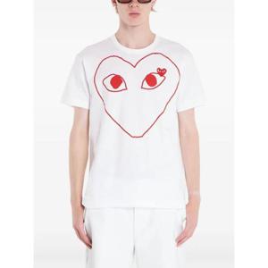 꼼데가르송 반팔 티셔츠 AXT100 0511 WHITE