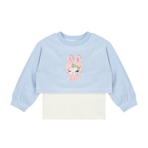 프렌치캣 (Q55DBT180N4) BL 골지 레이어드 TS