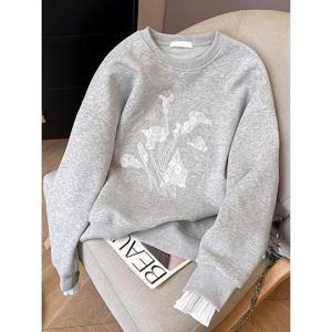 [클라셰]클라셰 (77까지)자수캐주얼맨투맨티셔츠_B5W0511