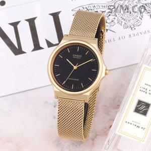 카시오 MQ-24MG-1E 빈티지 레트로 저소음 프리버클 메쉬 남녀공용 메탈 시계 d