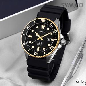 카시오 MDV-106G-1A 흑새치 금새치 다이버 스포츠 남자 우레탄 시계 d