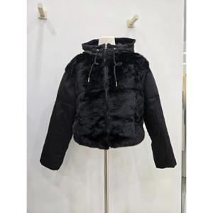 [나인스텝]퍼배색후드패딩  N25NJ5440BK_JJ