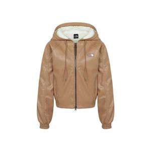 노스페이스 공용 루노 레더 후드 집업 RNM5PR52C-BEI