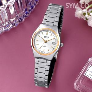 카시오 LTP-1170G-7A 클래식 아날로그 쿼츠 정장 여자 메탈 시계 d