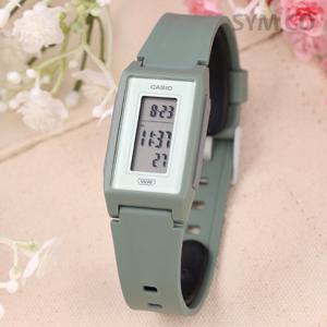 카시오 LF-10WH-3 초경량 사각 스퀘어 학생 디지털 여자 우레탄 시계 d