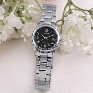 카시오 LTP-V002D-1B 데일리 심플 아날로그 정장 여자 메탈 시계 d