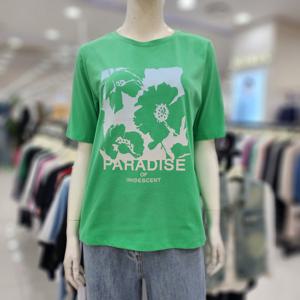 [조이너스]여성 브랜드 25신상 면 반팔 티셔츠 여름 JAFU4WKS410