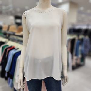 [조이너스]여성 정장 25신상 민소매 쉬폰 이너 블라우스JAFU4WRB