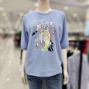 [조이너스]여성 캐주얼 25신상 라운드 면 티셔츠 JAFU5WKS210_US