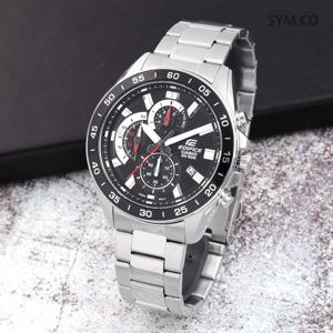 에디피스 EFV-550D-1A 크로노그래피 블랙 맨즈 스포츠 정장 남자 메탈 시계 d