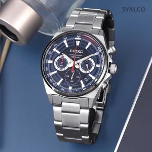 세이코 SSB407P1 크로노그래피 컨셉츄얼 100미터방수 캐쥬얼 남자 메탈 시계 d