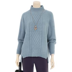 [모리스커밍홈]반목 꽈배기 옆트임 니트_M2512KN146D