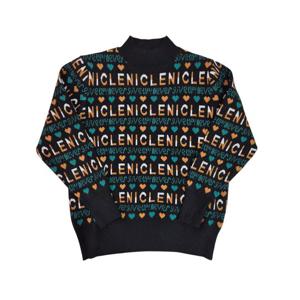 [르니앤맥코이(여성)]르니 로고 하트 반목 니트티(MN01KM001FJY)