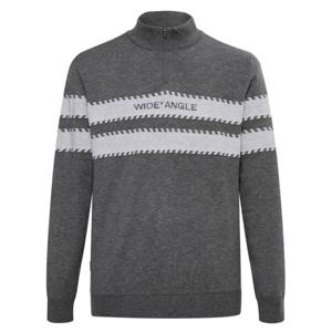[와이드앵글]남성 CO 보더라인 쿼터집업 방풍 스웨터 WMW25K72MK