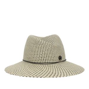 메종미쉘 라피아 위브 와이드 브림 페도라 1001 294001