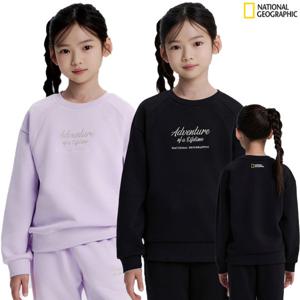 내셔널지오그래픽키즈 그래픽 맨투맨 기모 K254GSW020