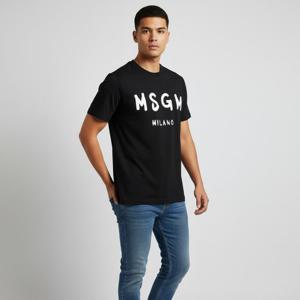 T MSGM 2000MM510 200002 99 브러시드 로고 남성 반팔티