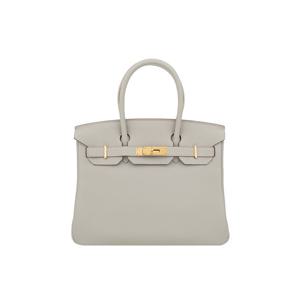 [엘러브] 에르메스 벌킨30 펄그리스 금장 5HH0560