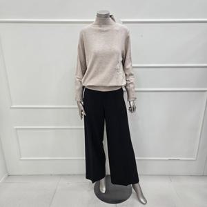 [미니멈]MZDKKU2330OT 하이넥 시보리 니트