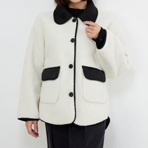 [모리스커밍홈] 스탠카라뽀글이자켓_M2512JK625D