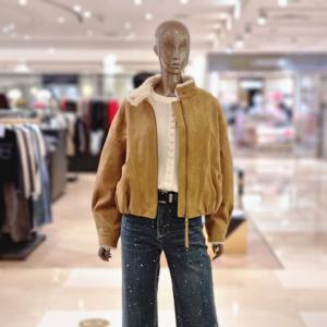 [제시뉴욕] 알렉시스앤 오버핏 베이지 무스탕 BFW5SNJP9760