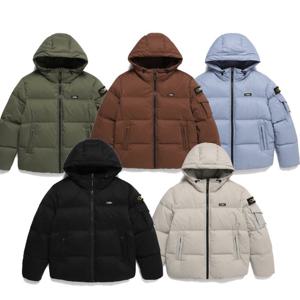 [내셔널지오그래픽(연동)]남녀공용 골든몰 숏 구스 후디 다운 점퍼 N244UDW120BON