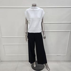 [미니멈]MZDKKU2320IV 하프넥 캡소매 니트