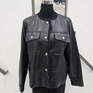 [베스띠벨리]레더라운드넥자켓BLJXI81220_SH