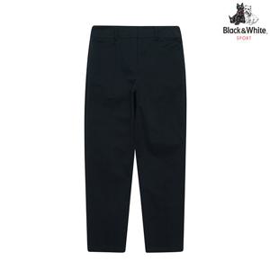 [블랙앤화이트] 여성 배기핏 면바지 5063LXWC_NAVY