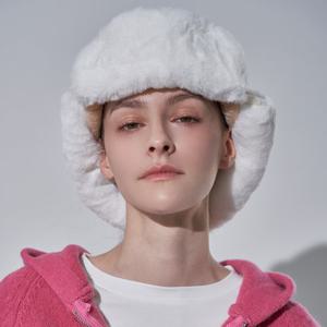 [르니앤맥코이골프] 여성 뽀글이 방한모 마스크 세트 FM12AM104L