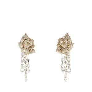 25FW 알렉산더 맥퀸 Embellished metal Garofano earrings 846511J161C1035