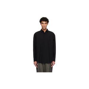 25 FW 피어오브갓 남성 블랙 코튼 울 옥스포드 클래식 셔츠 252782M192011