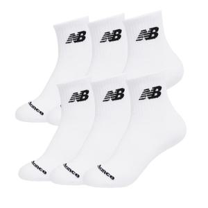 뉴발란스 에브리데이 라이트웨이트 앵클 6팩 스포츠 러닝 양말  LAS51486-WT