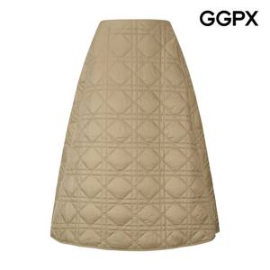 [지지피엑스]다이아 퀼팅 경량 패딩 스커트 GPCSK013F