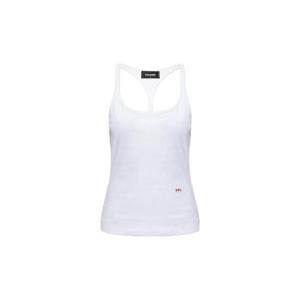 25 FW 디스퀘어드2 자수 레이서백 탱크 탑 S75NL0052D20109 TP446668027