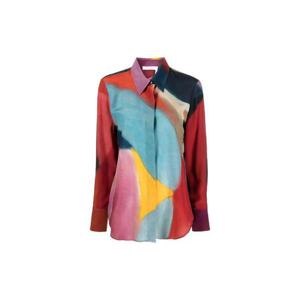 25 FW 끌로에 아트 프린트 실크 셔츠 CHC23SHT11304 TP446953197