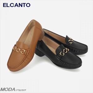 [엘칸토]경량 쿠션 힐로퍼 경량 여성 로퍼 2XWC09X-GN