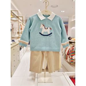 (에뜨와) (07T123005) (돌선물)올리버자가드니트상하 (유아/출산/백일/돌선물/조카선물)